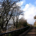 Quiet road on the Welsh coast