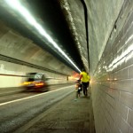 Running through Rotherhithe Tunnel (Photo: Thom Allen)