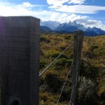 Fence to Fitzroy Mountains
