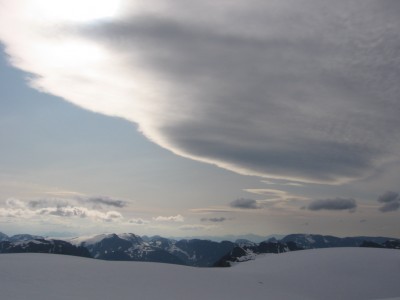 View from the Oksfjordjokelen icecap