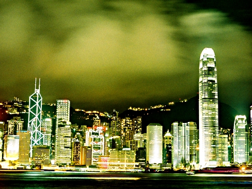 Hong Kong skyline at night - Thom Allen