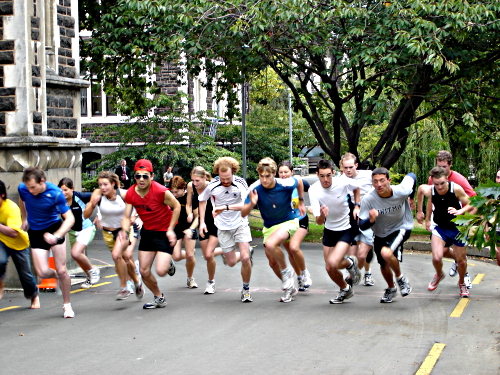 Clocktower Race, University of Otago