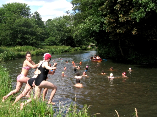 Swimming the Thames