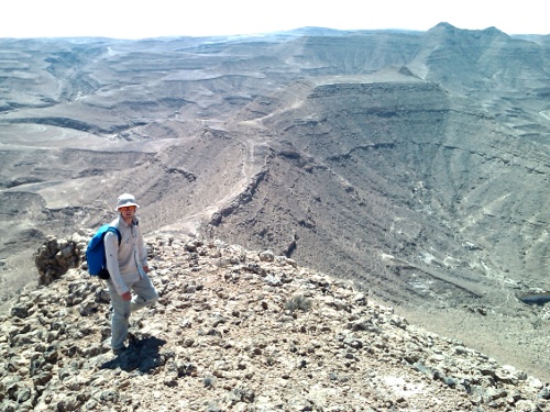 Walking in the Dhofar Mountains