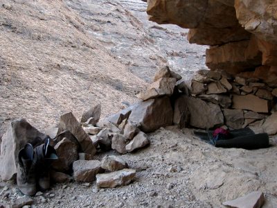 The cave we slept in