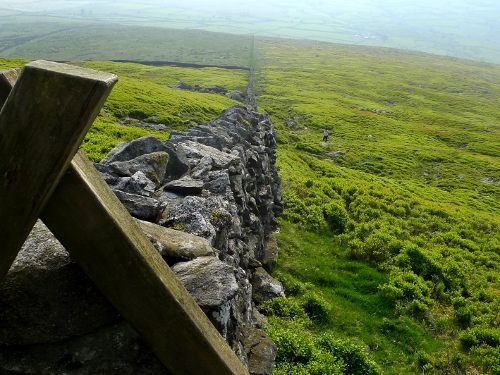 Dry stone wall in Snowdonia