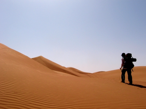 Crossing the Wahiba Desert