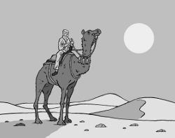 How To Cross A Desert (Illustration: www.jimshannon.net)