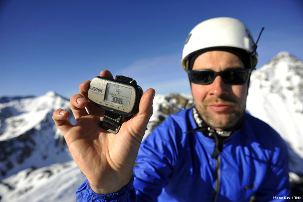 The summit of a previously unclimbed Siberian peak (Photo: David Tett)