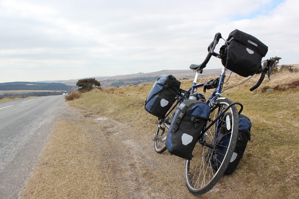 Cycling across Dartmoor