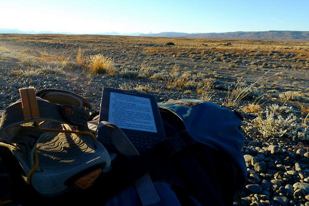 Amazon Kindle in Patagonia