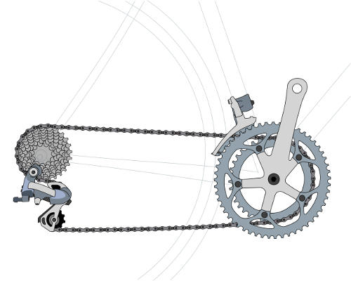 External Bicycle Gears