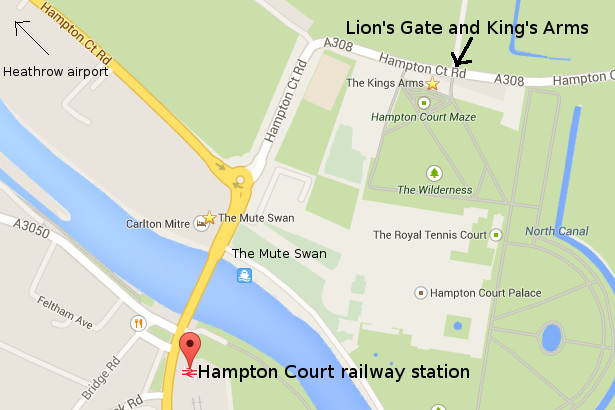 Hampton Court Map