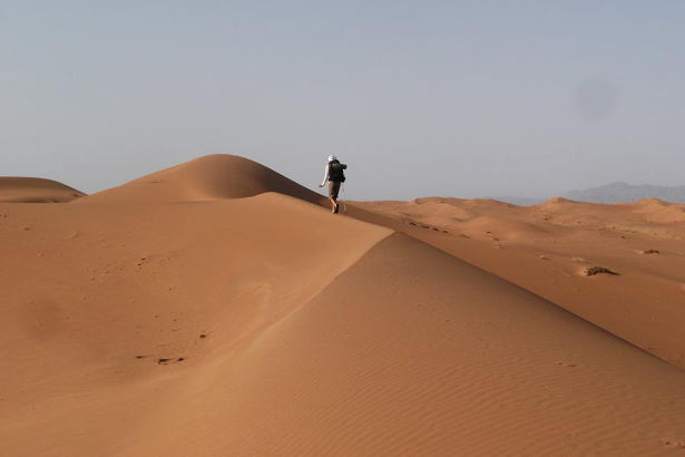 Crossing the Wahiba Sands Desert