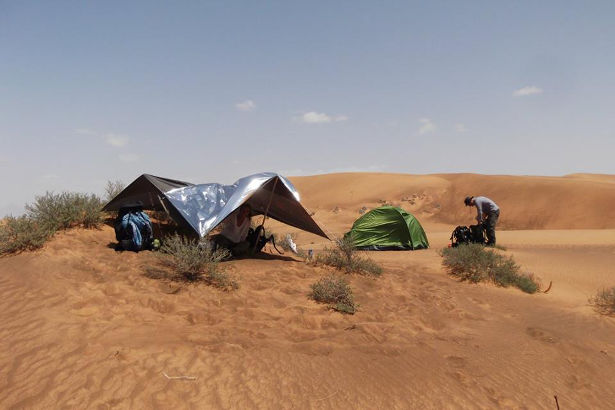 Crossing the Wahiba Sands Desert