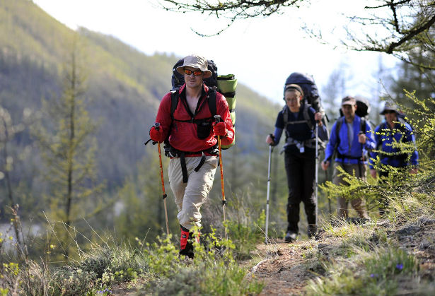 Walking in the Altai (Photo: David Tett)