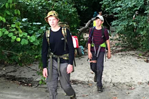 George & Jaxson - Crossing Stradbroke Island