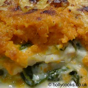 Holly Cooks - Caribbean Sweet Potato and Coconut Fish Pie