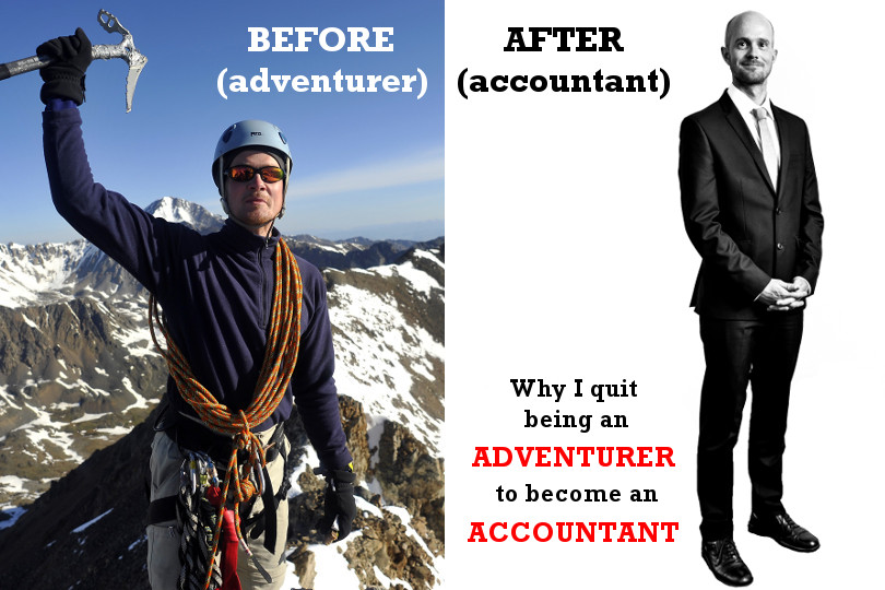 Why I quit being an adventurer to become an accountant