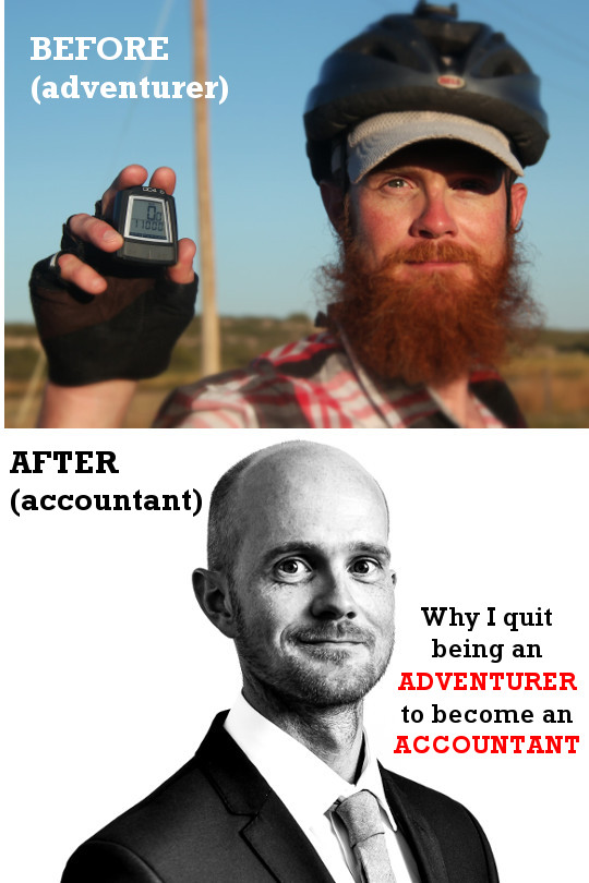 Why I quit being an adventurer to become an accountant