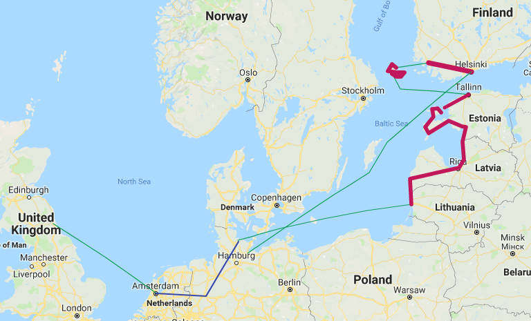 Cycling to the Åland Islands with a baby