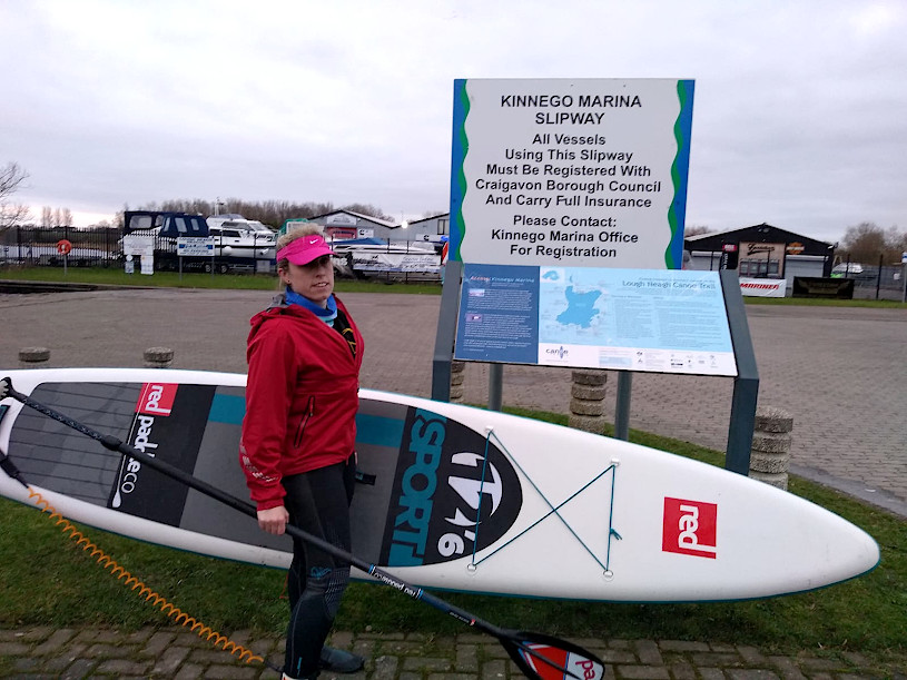 Joanne McCallum - SUP Lough Neagh - The Finish