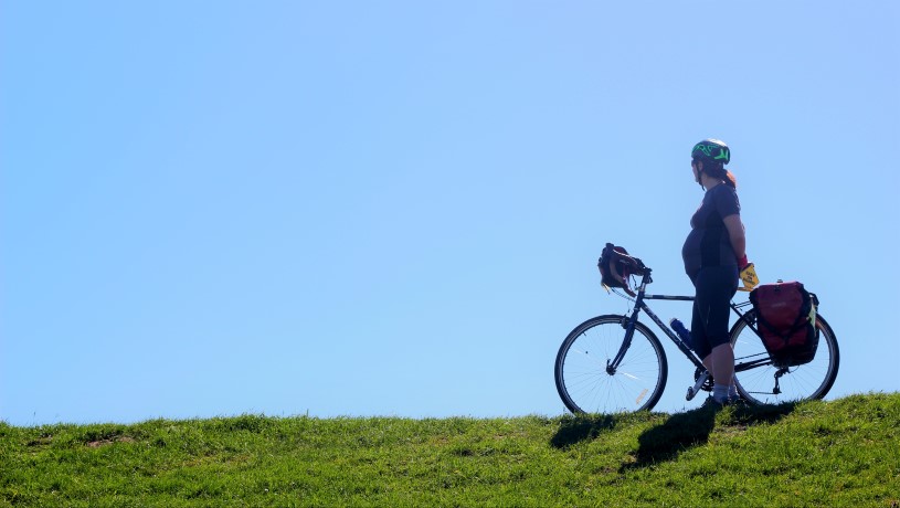 Cycling Denmark while pregnant