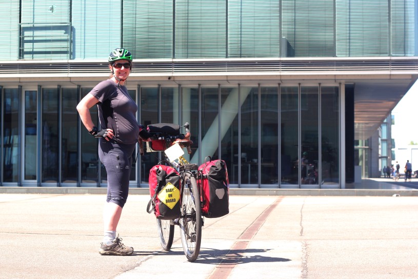 Cycling Denmark while pregnant