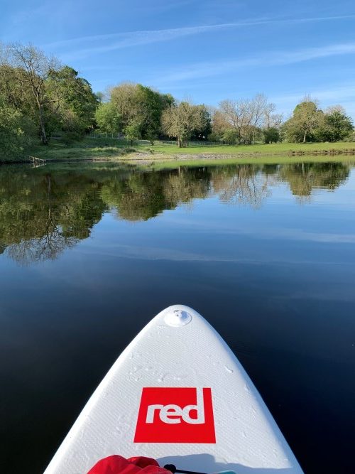 Jo Laird - Paddle-boarding -Lake Awe, Winderness and Bala