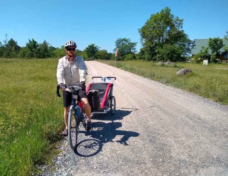 Cycling the Baltics and Aland Islands with a baby