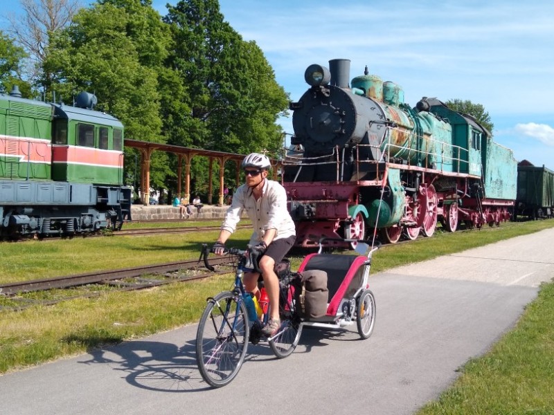 Cycling the Baltics and Aland Islands with a baby