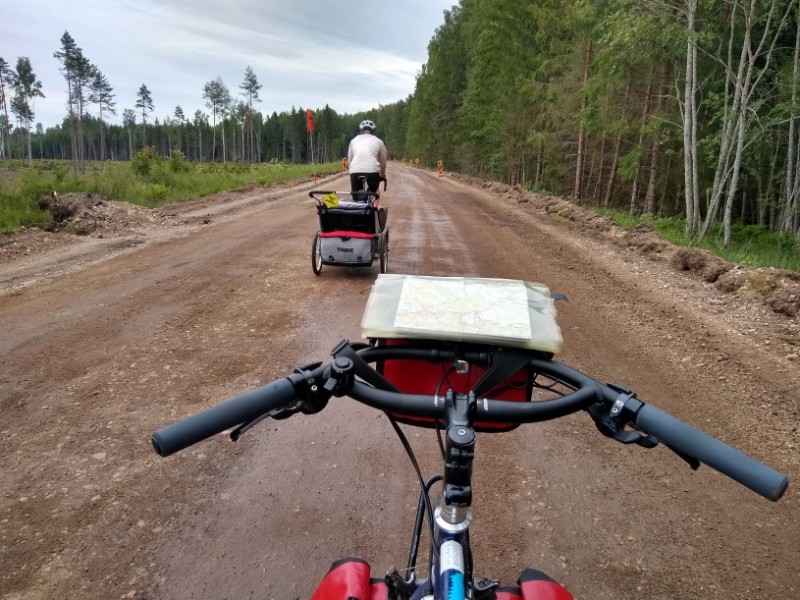 Cycling the Baltics and Aland Islands with a baby