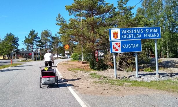 Cycling the Baltics and Aland Islands with a baby