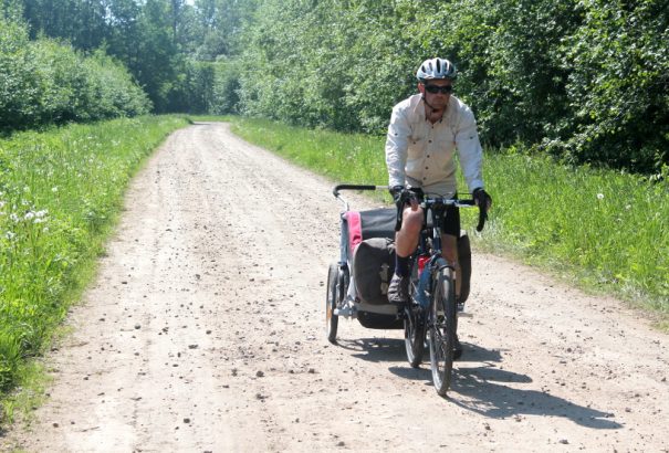 Cycling the Baltics and Aland Islands with a baby
