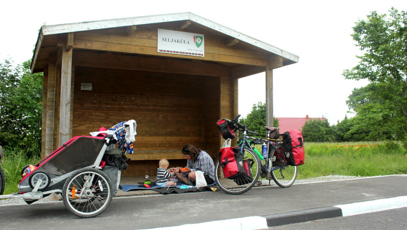 Cycling the Baltics and Aland Islands with a baby