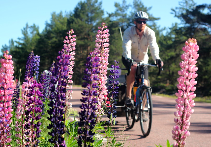 Cycling the Baltics and Aland Islands with a baby