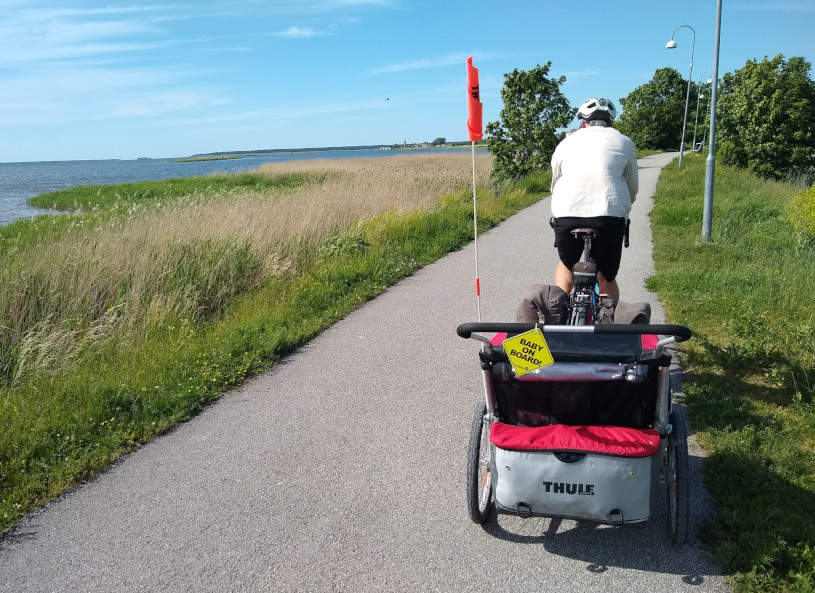 Cycling the Baltics and Aland Islands with a baby