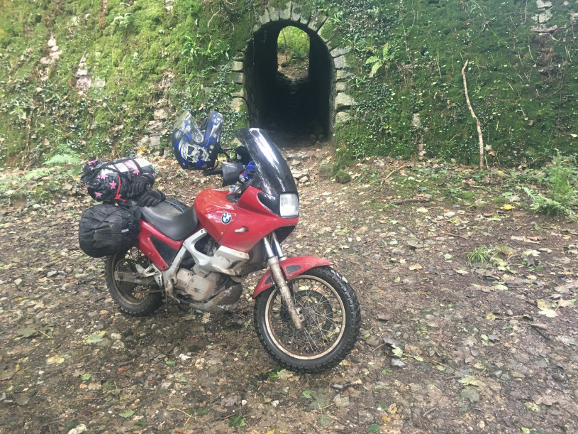 Alasdair Gorniak motorbike Great Western Trail