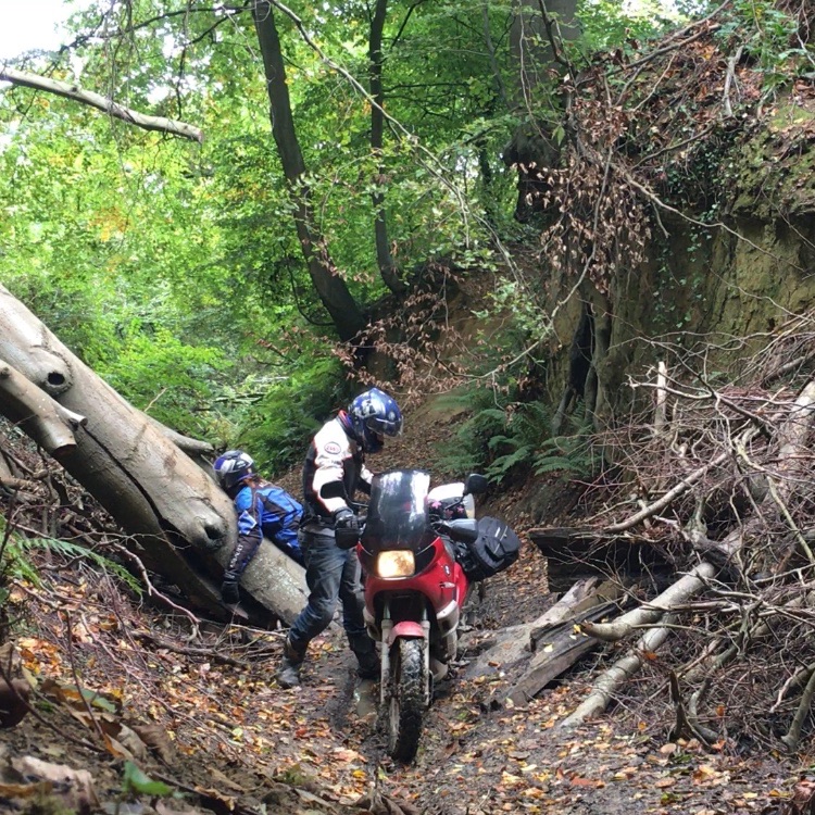 Alasdair Gorniak motorbike Great Western Trail