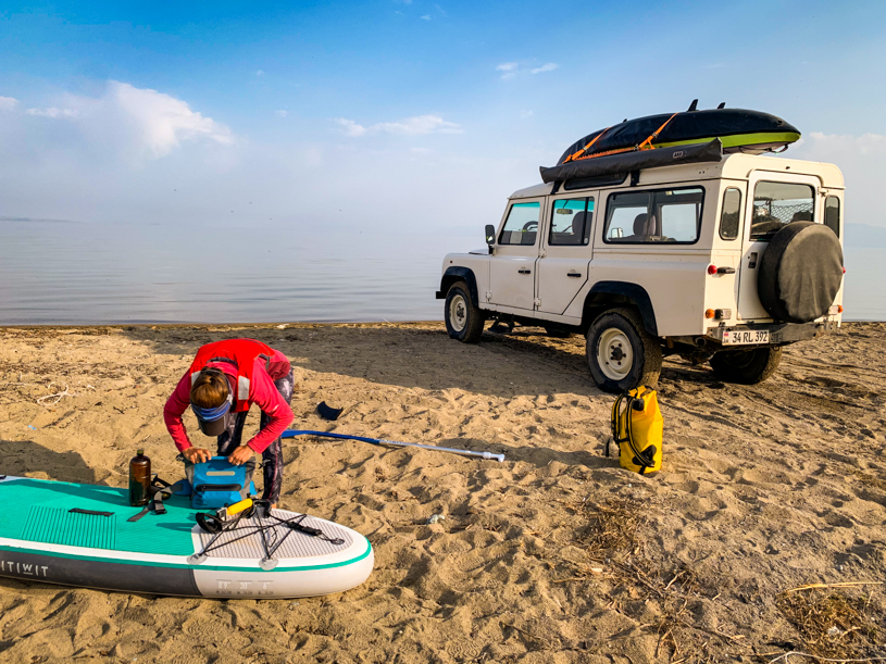 Tenny Adamian - SUP Lake Sevan