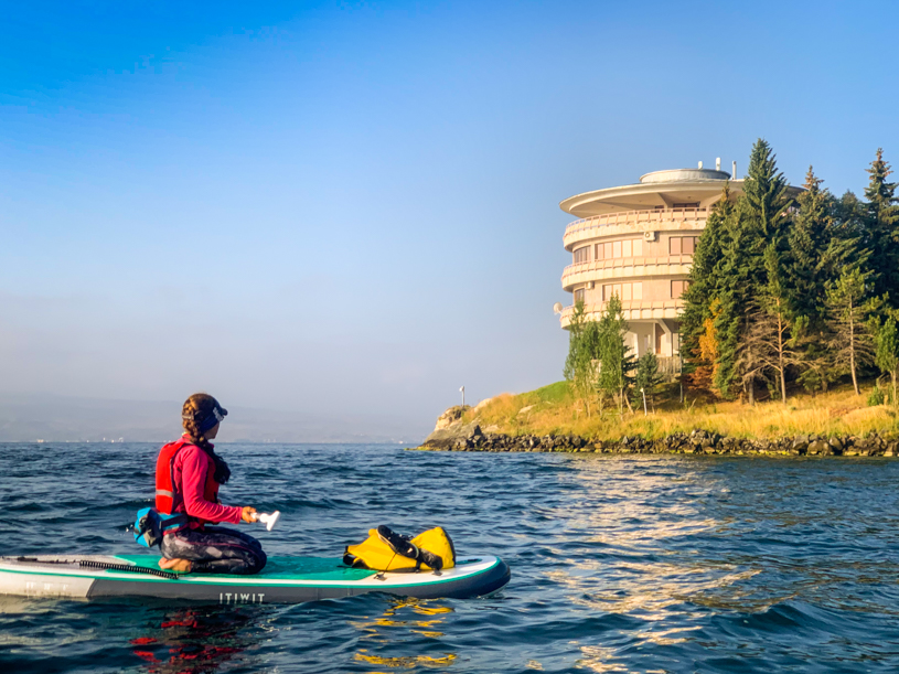 Tenny Adamian - SUP Lake Sevan