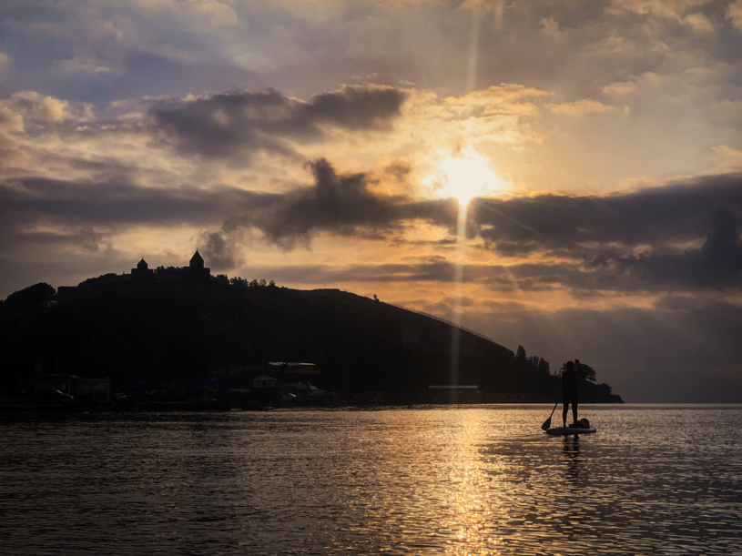 Tenny Adamian - SUP Lake Sevan