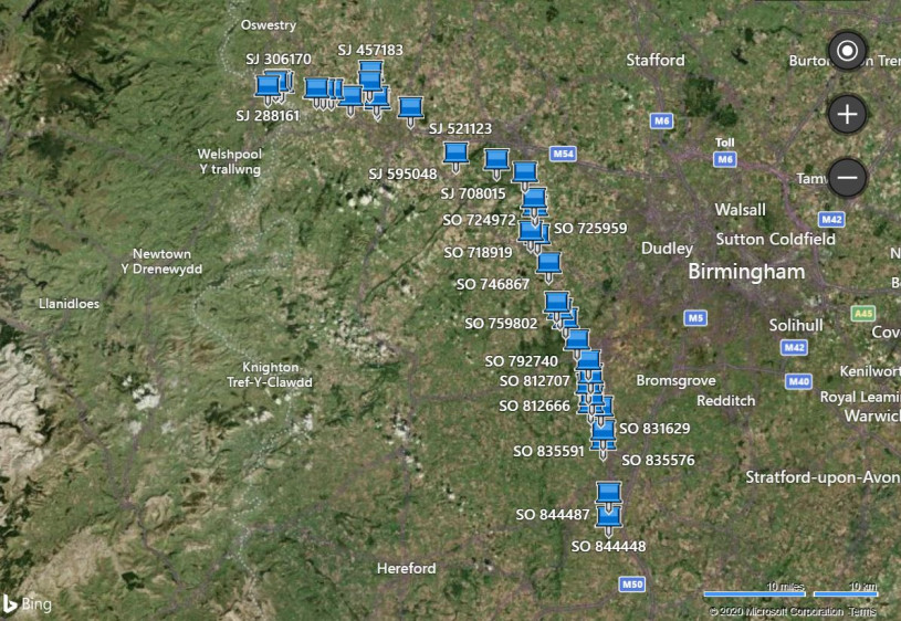 Severn Balsam map