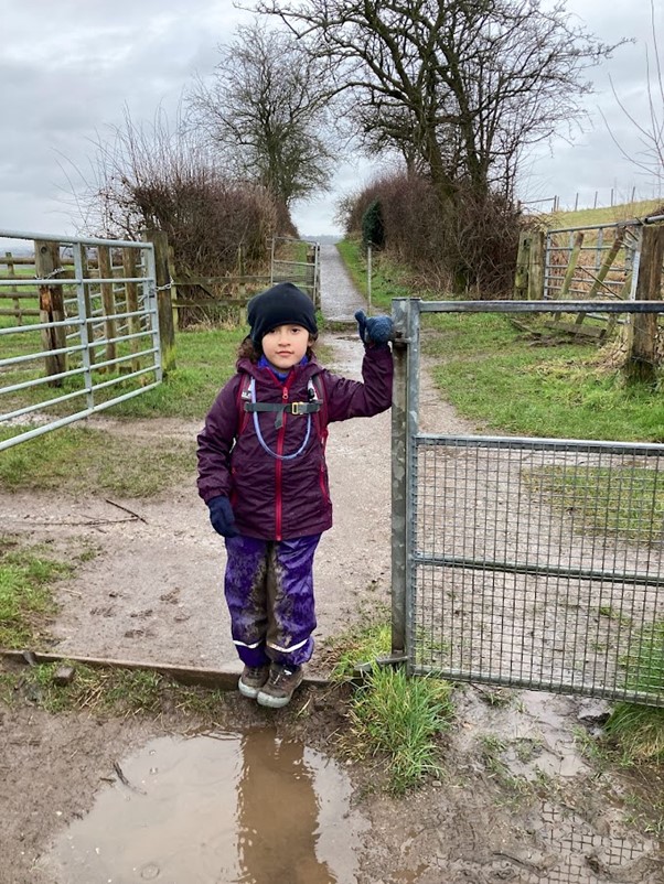 Amber walking